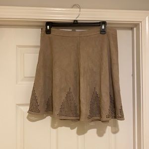 Sugarlips skirt. Tan. Size large